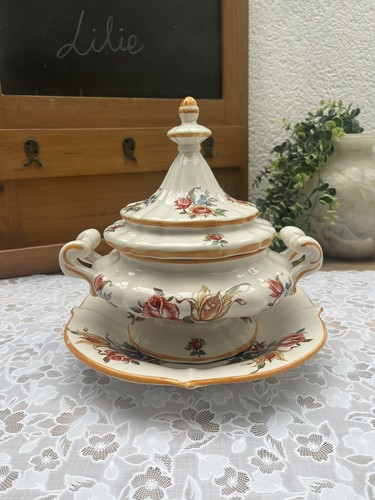 Ancienne soupière faïence - en,