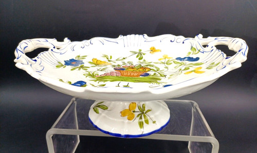 Plat faience type bassano - faience,