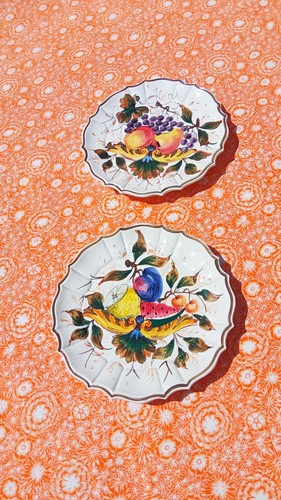 Assiettes bord contourné - assiettes,