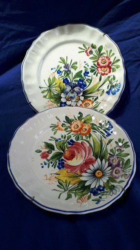 Assiettes faience craquelee - assiettes,